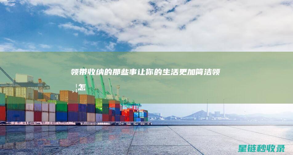 领带收纳的那些事：让你的生活更加简洁 (领带怎么收纳好看)
